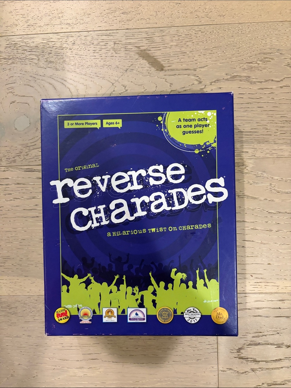 Reverse Charades Party Game - Green